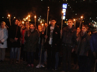 Rudasos fáklyás felvonulás - fotó: Sándor Judit