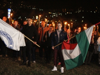 Rudasos fáklyás felvonulás - fotó: Sándor Judit