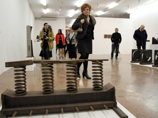 Vas/mű a KMI-ben - fotó: Sándor Judit