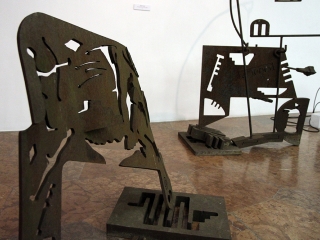 Vas/mű a KMI-ben - fotó: Sándor Judit