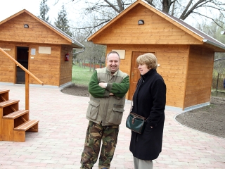 Elkészült a szaunapark - fotó: Sándor Judit