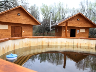 Elkészült a szaunapark - fotó: Sándor Judit