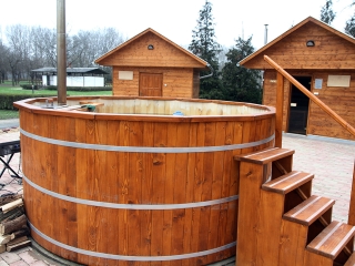 Elkészült a szaunapark - fotó: Sándor Judit