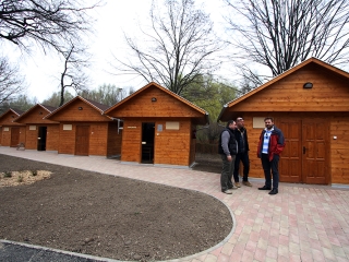 Elkészült a szaunapark - fotó: Sándor Judit