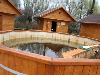 Elkészült a szaunapark - fotó: Sándor Judit