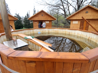 Elkészült a szaunapark - fotó: Sándor Judit