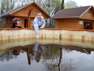 Elkészült a szaunapark - fotó: Sándor Judit