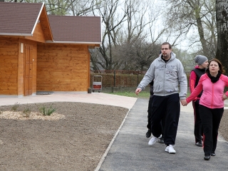 Elkészült a szaunapark - fotó: Sándor Judit