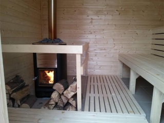 Elkészült a szaunapark - fotó: Sándor Judit