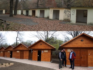 Elkészült a szaunapark - fotó: Sándor Judit