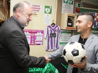 Jótékonysági focitorna - fotó: Sándor Judit