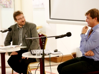 Beszélgetés Bánkövi Gyulával - fotó: Ónodi Zoltán