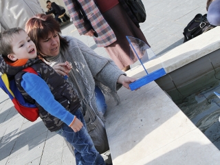 Az autizmus világnapja - Minifesztivál a főtéren - fotó: Sándor Judit