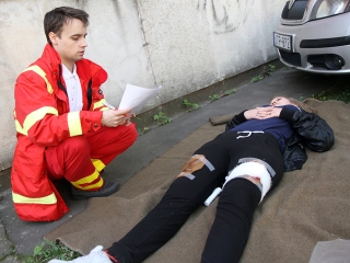 Életmentő-vetélkedő - fotó: Sándor Judit