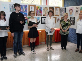 Rajzpályázat és kiállítás a Lorántffy-ban - fotó: Sándor Judit