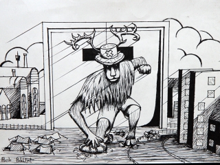 Rajzpályázat és kiállítás a Lorántffy-ban - fotó: Sándor Judit