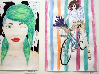 Rajzpályázat és kiállítás a Lorántffy-ban - fotó: Sándor Judit