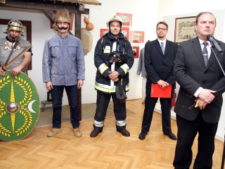 Kiállítás a tűzoltóság történetéről - fotó: Sándor Judit