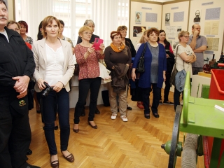 Kiállítás a tűzoltóság történetéről - fotó: Sándor Judit