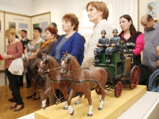 Kiállítás a tűzoltóság történetéről - fotó: Sándor Judit