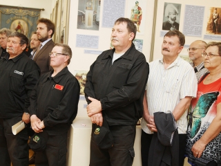 Kiállítás a tűzoltóság történetéről - fotó: Sándor Judit