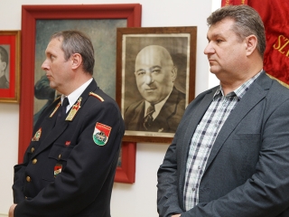 Kiállítás a tűzoltóság történetéről - fotó: Sándor Judit