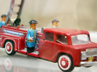 Kiállítás a tűzoltóság történetéről - fotó: Sándor Judit