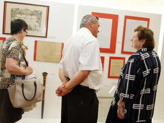 Kiállítás a tűzoltóság történetéről - fotó: Sándor Judit