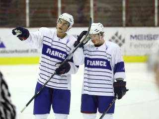 Magyarország - Franciaország jégkorong mérkőzés - fotó: Ónodi Zoltán