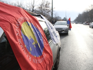 Tiltakozás Útlezárással - fotó: Ónodi Zoltán