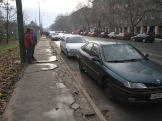 Tiltakozás Útlezárással - fotó: Ónodi Zoltán