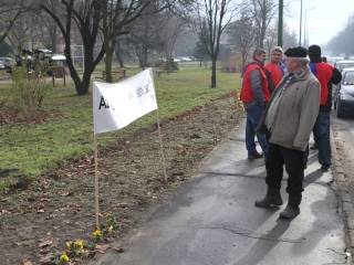 Tiltakozás Útlezárással - fotó: Ónodi Zoltán