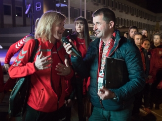 Európa csúcsán a DKKA - A város hazavárta lányait - fotó: Ónodi Zoltán