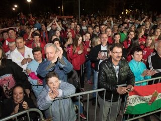 Európa csúcsán a DKKA - A város hazavárta lányait - fotó: Ónodi Zoltán