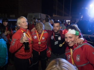 Európa csúcsán a DKKA - A város hazavárta lányait - fotó: Ónodi Zoltán