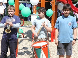 Móricz - Birtokba vették a gyerekek az új játszóteret - fotó: Sándor Judit