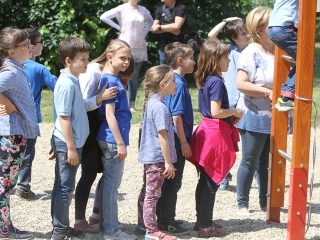 Móricz - Birtokba vették a gyerekek az új játszóteret - fotó: Sándor Judit