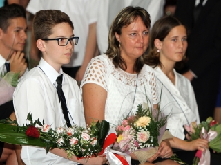 Elballagtak a Dózsa iskola végzősei - fotó: Sándor Judit