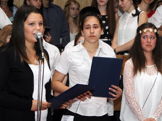Elballagtak a Dózsa iskola végzősei - fotó: Sándor Judit