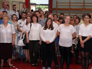 Elballagtak a Dózsa iskola végzősei - fotó: Sándor Judit