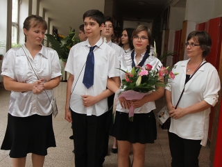 Ballagás a Petőfiben - fotó: Sándor Judit