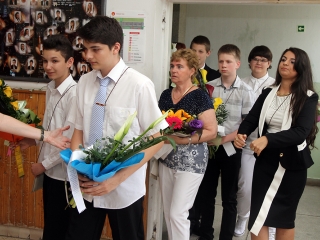 Ballagás a Petőfiben - fotó: Sándor Judit