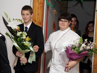 Ballagás a Petőfiben - fotó: Sándor Judit