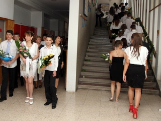 Ballagás a Petőfiben - fotó: Sándor Judit