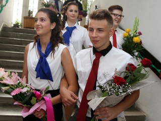 Ballagás a Petőfiben - fotó: Sándor Judit