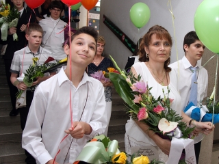 Ballagás a Petőfiben - fotó: Sándor Judit