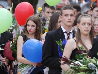 Ballagás a Petőfiben - fotó: Sándor Judit