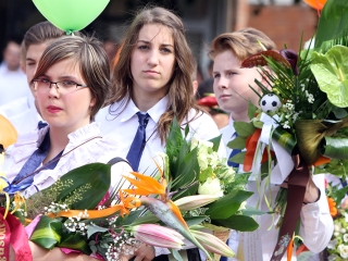 Ballagás a Petőfiben - fotó: Sándor Judit