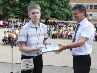 Ballagás a Petőfiben - fotó: Sándor Judit