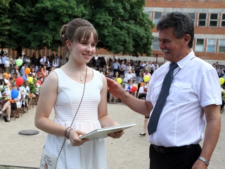 Ballagás a Petőfiben - fotó: Sándor Judit